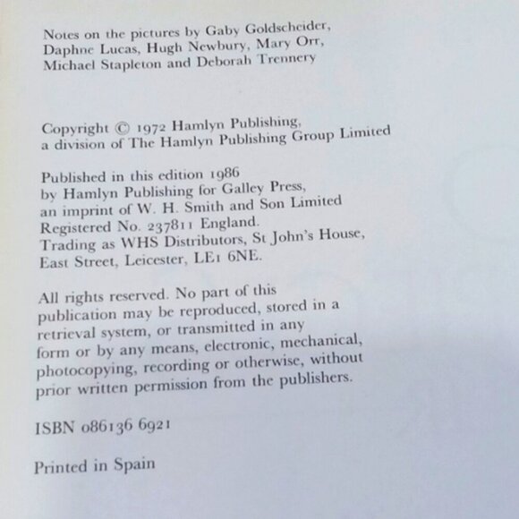 Vintage Coffee Table Book 100 Masterpieces in Colour Galley Press 1986 - Picture 6 of 8